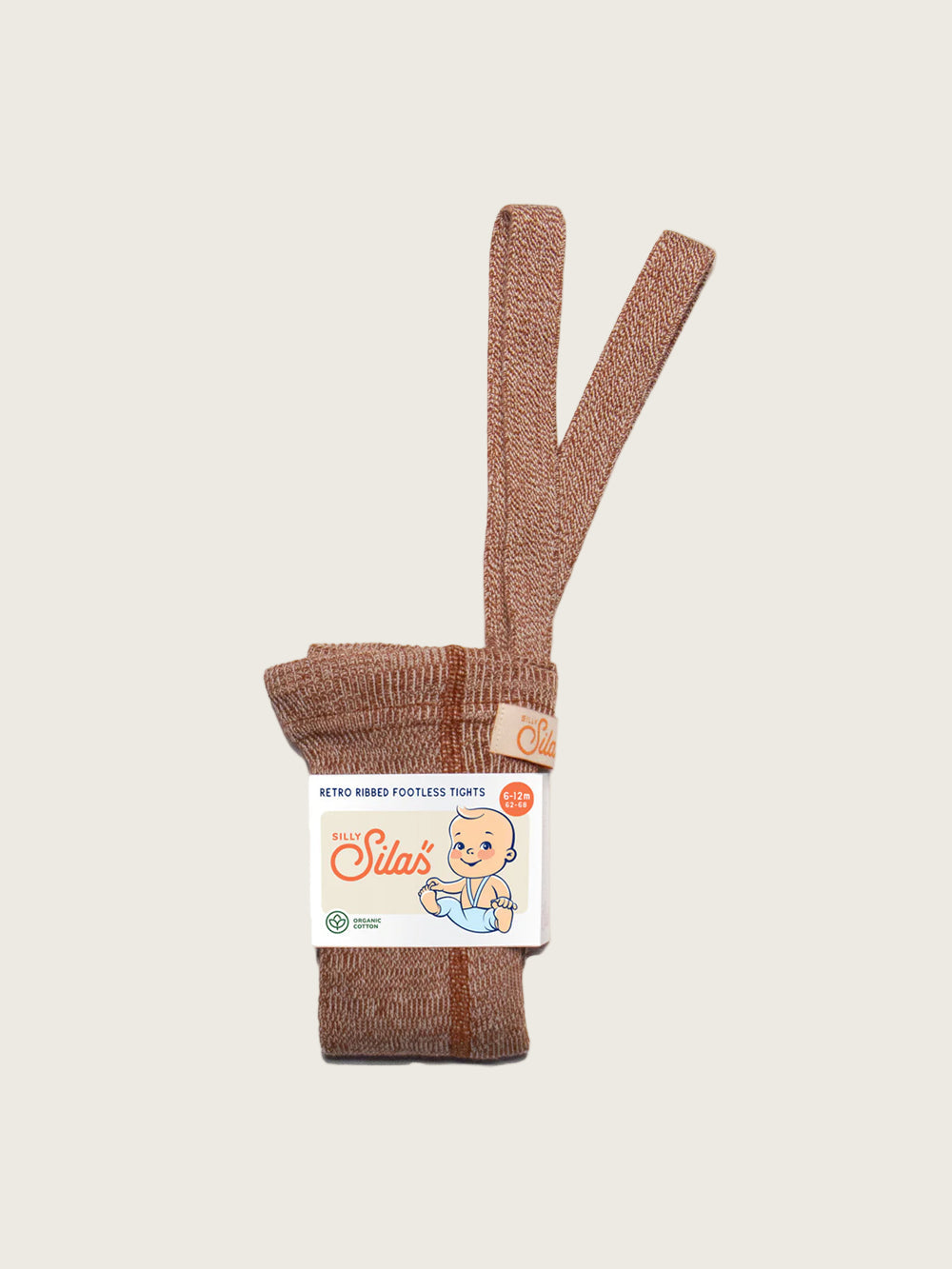 Salted Caramel Footless Tights with braces