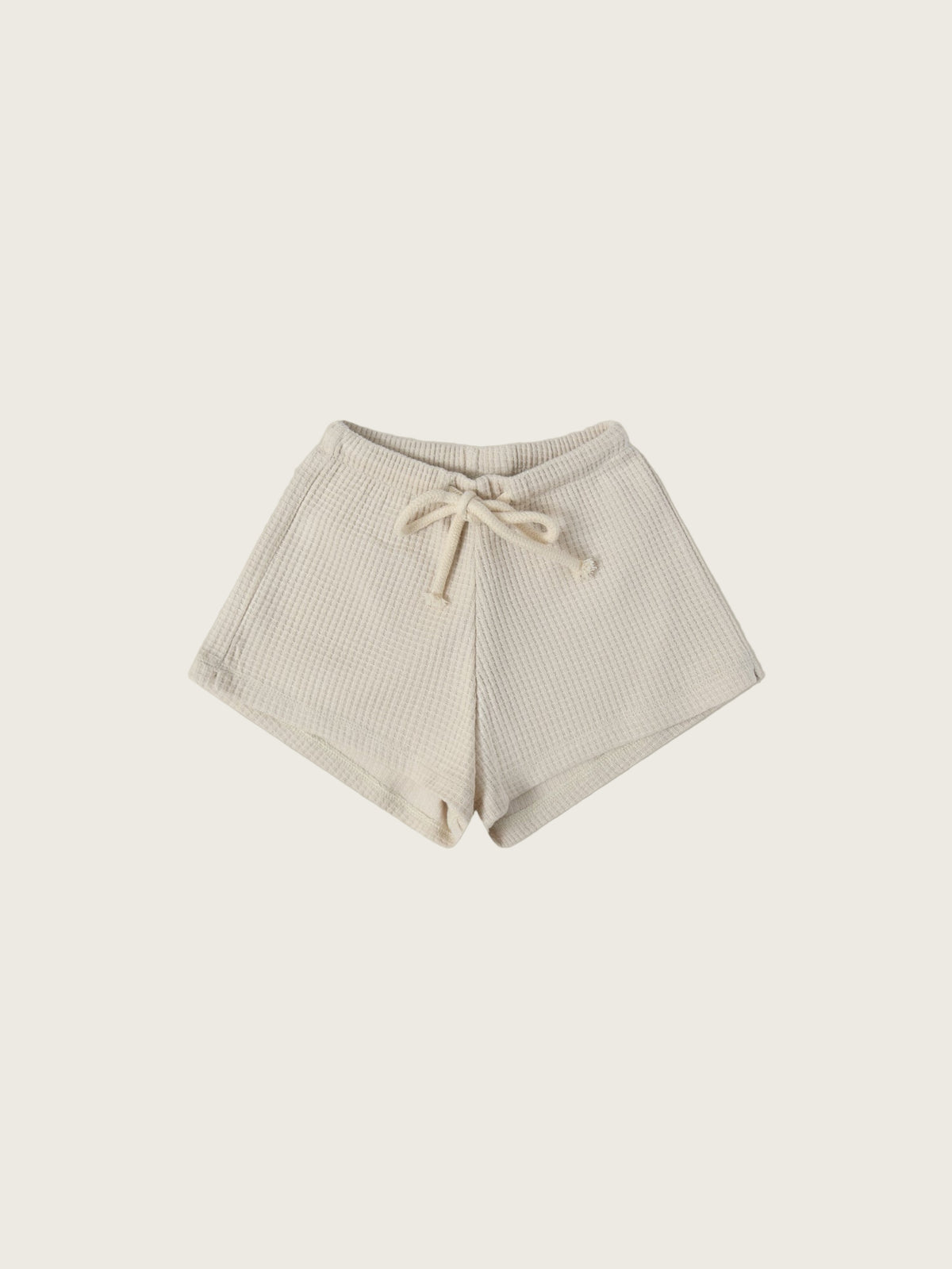 Ceramic White Waffle Rope Shorts