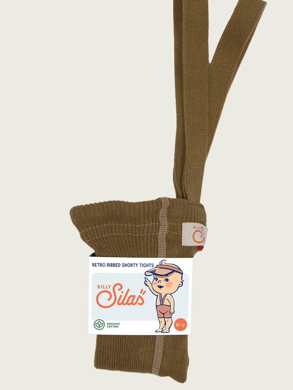 Acorn Brown Short Cotton Tights