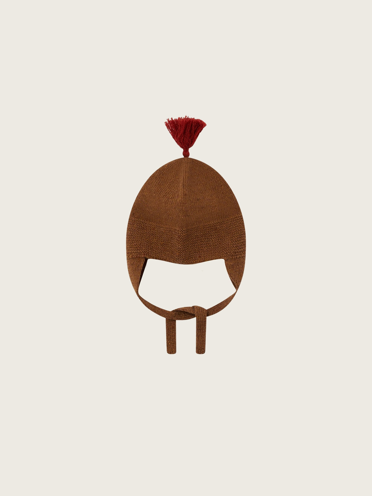 Chestnut Contrast Tassel Hat