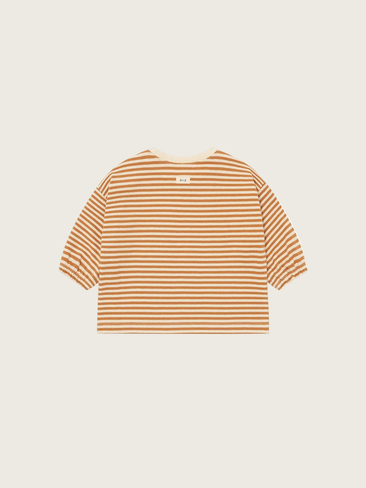 Striped sweatshirt on a white background