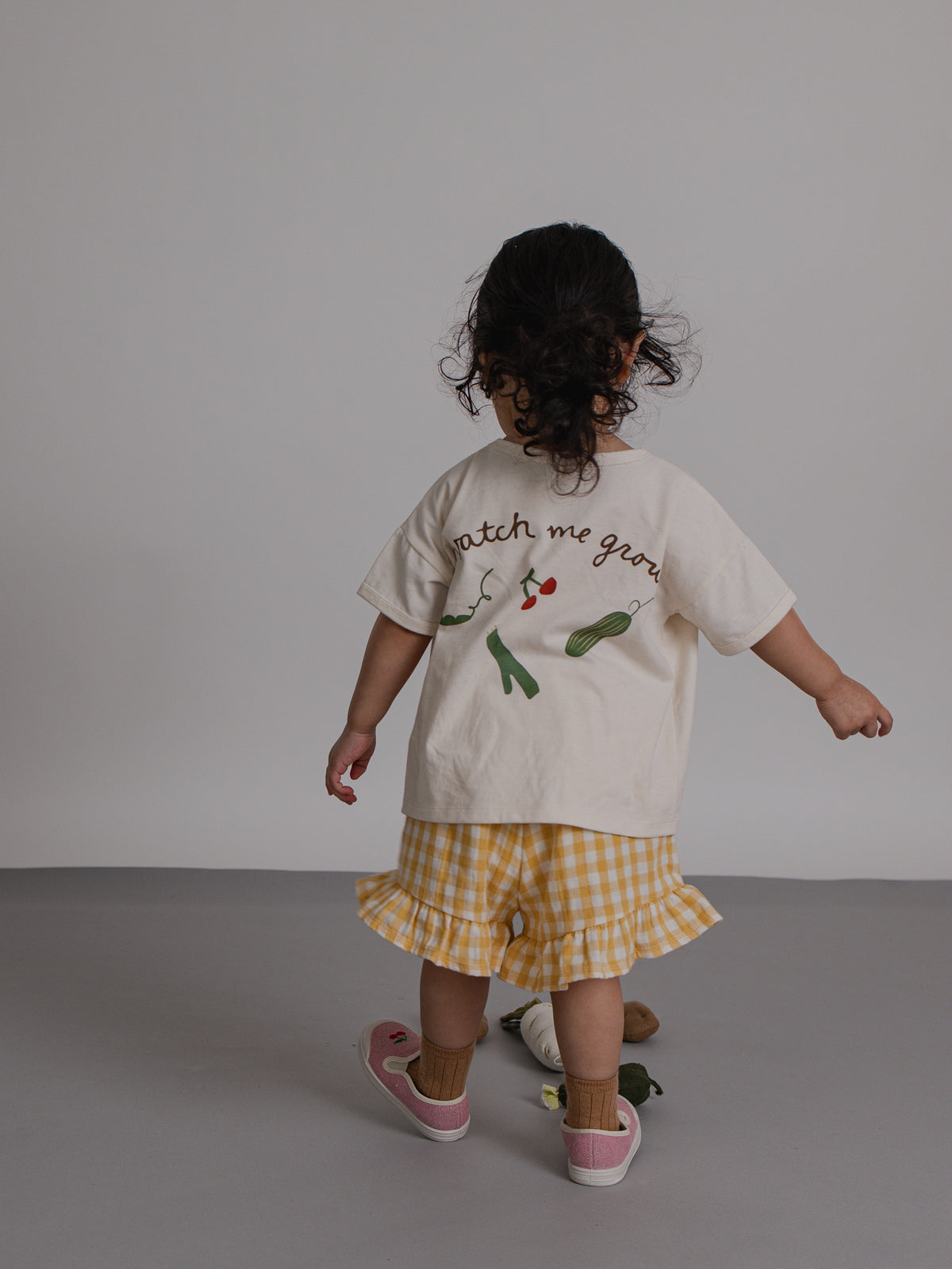 Honeycomb Gingham Frill Shorts