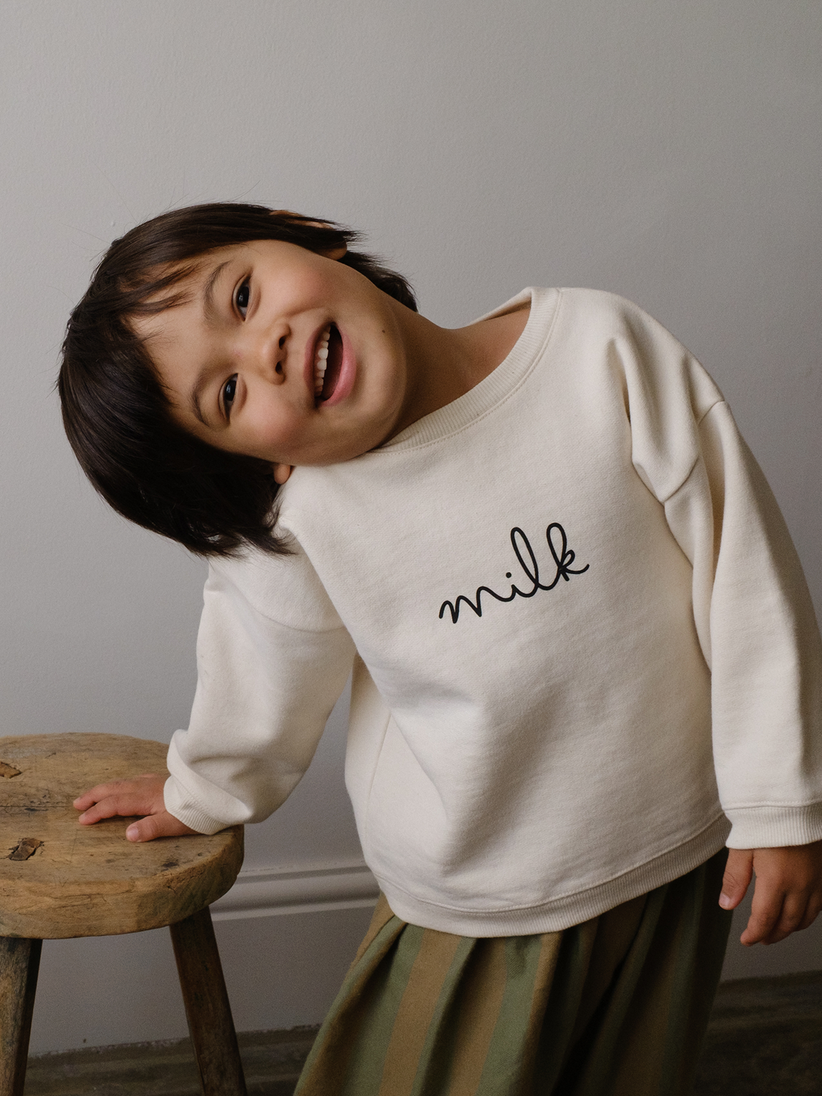 Undyed Milk Sweatshirt