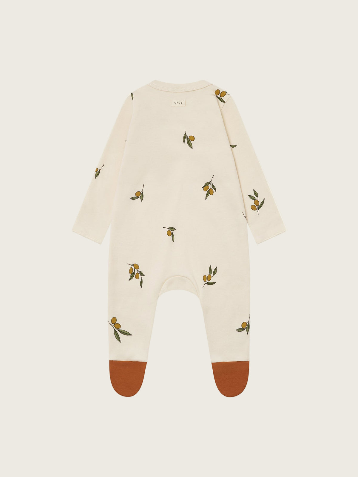 Olive Garden Suit With Contrast Feet