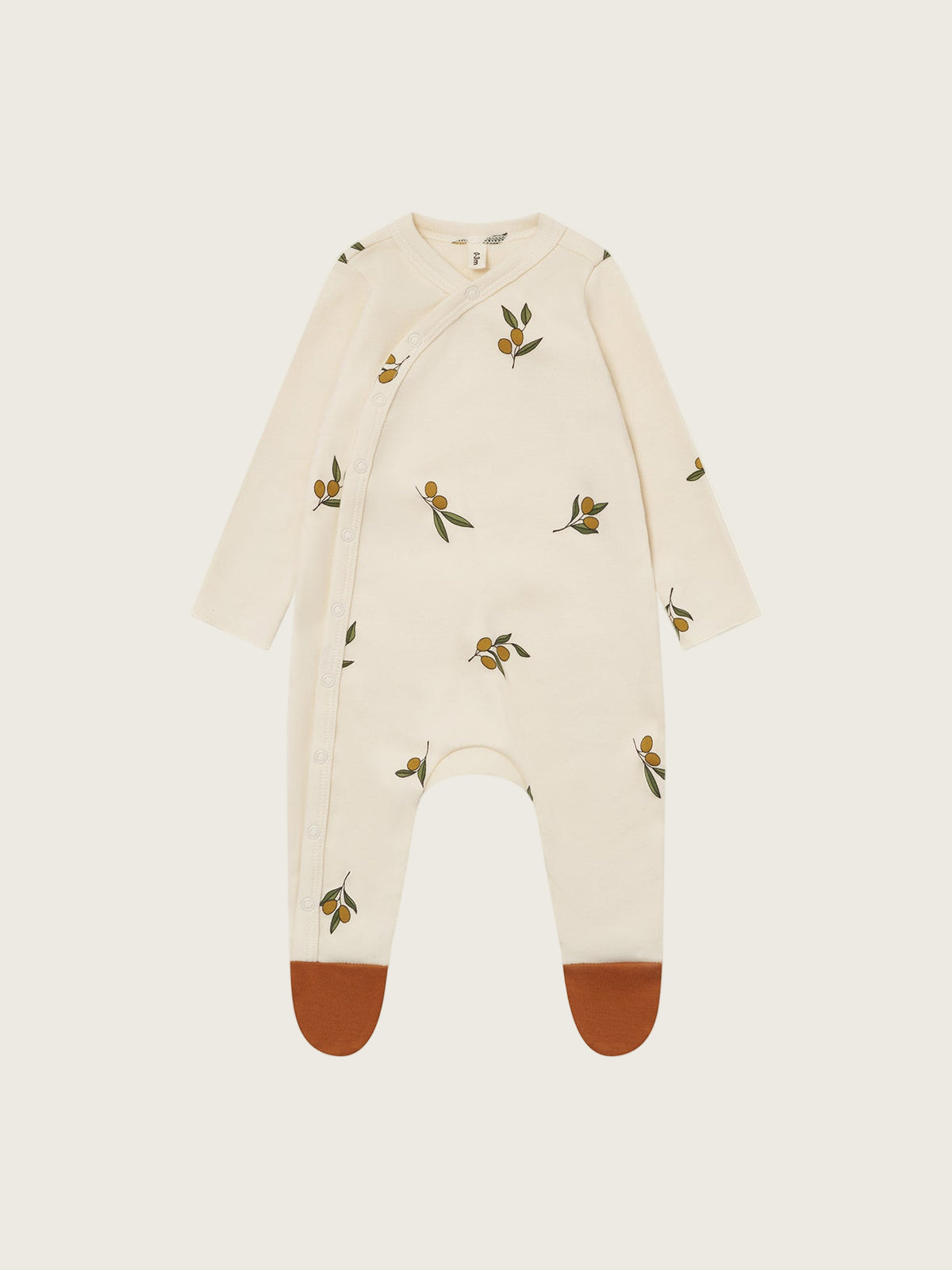 Olive Garden Suit With Contrast Feet