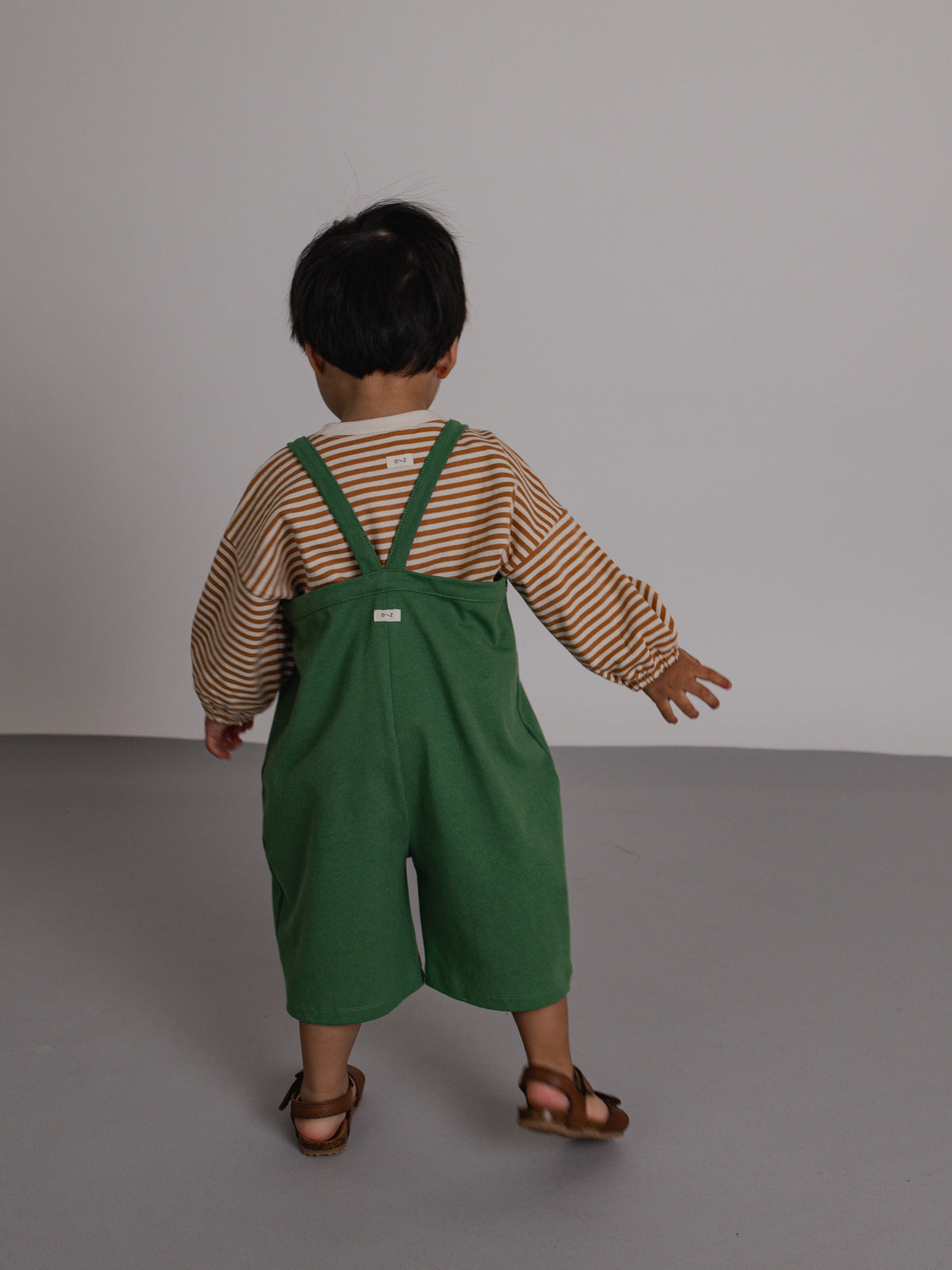 Seagrass Cropped Dungarees