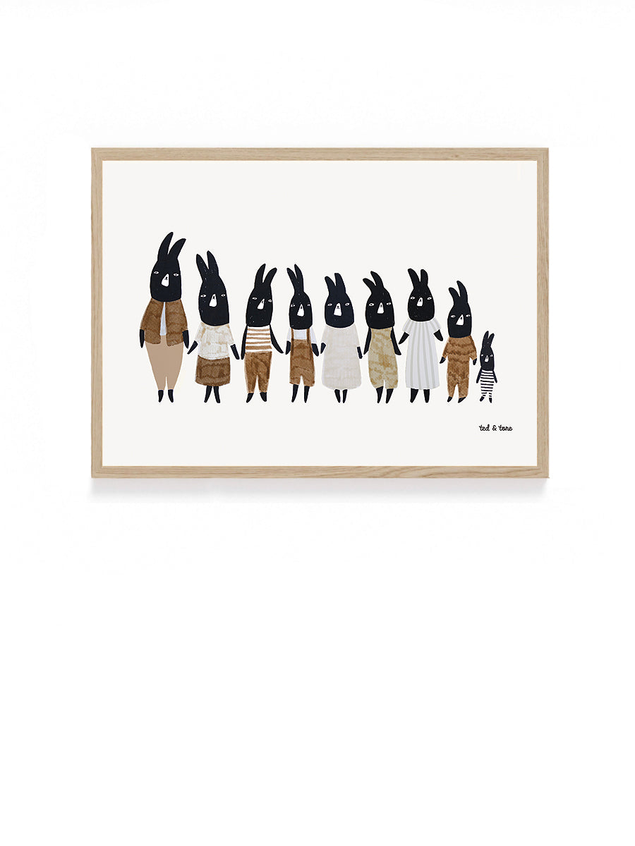 A4 We Are Family Print