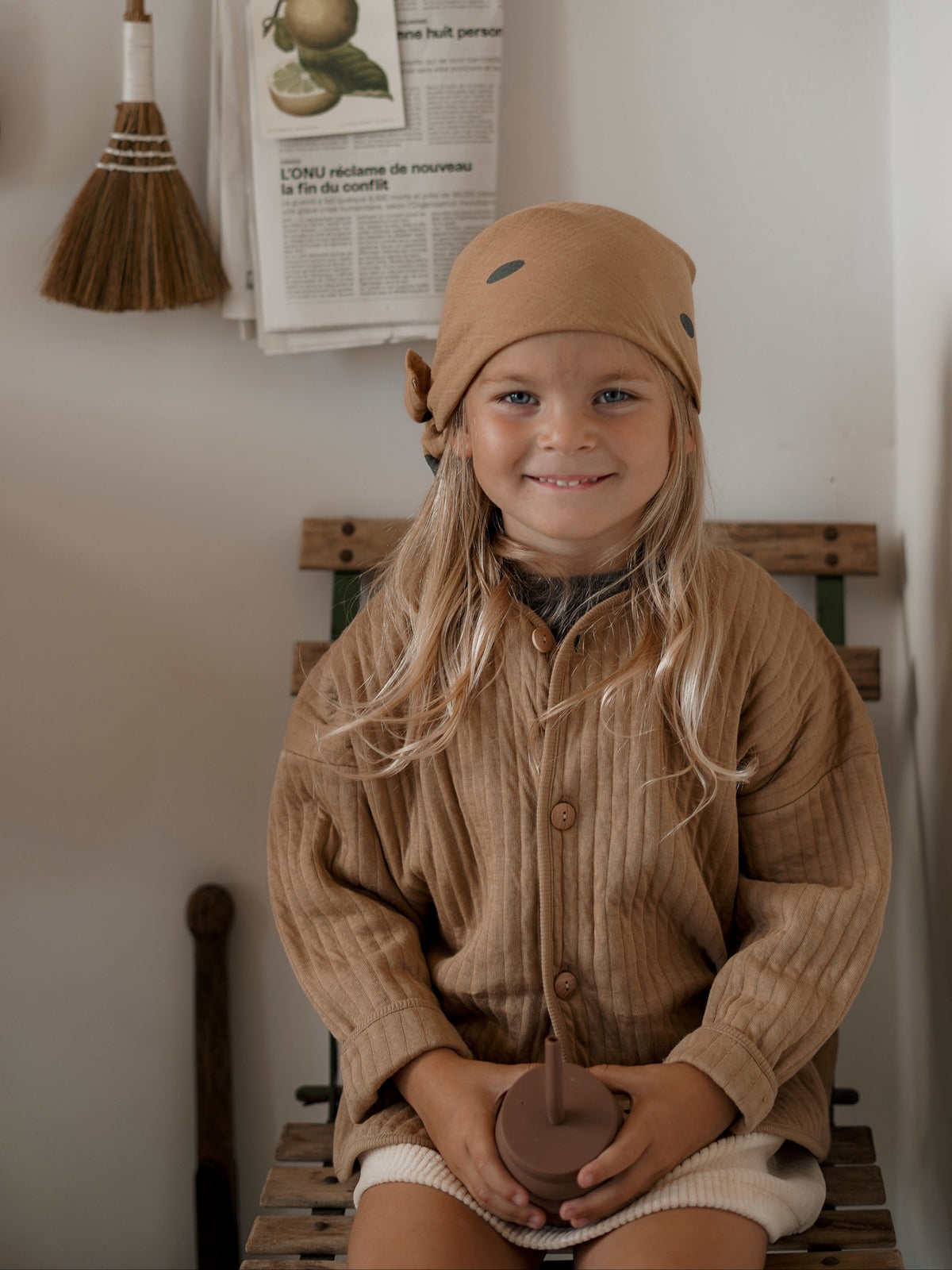 Gold Dots Muslin