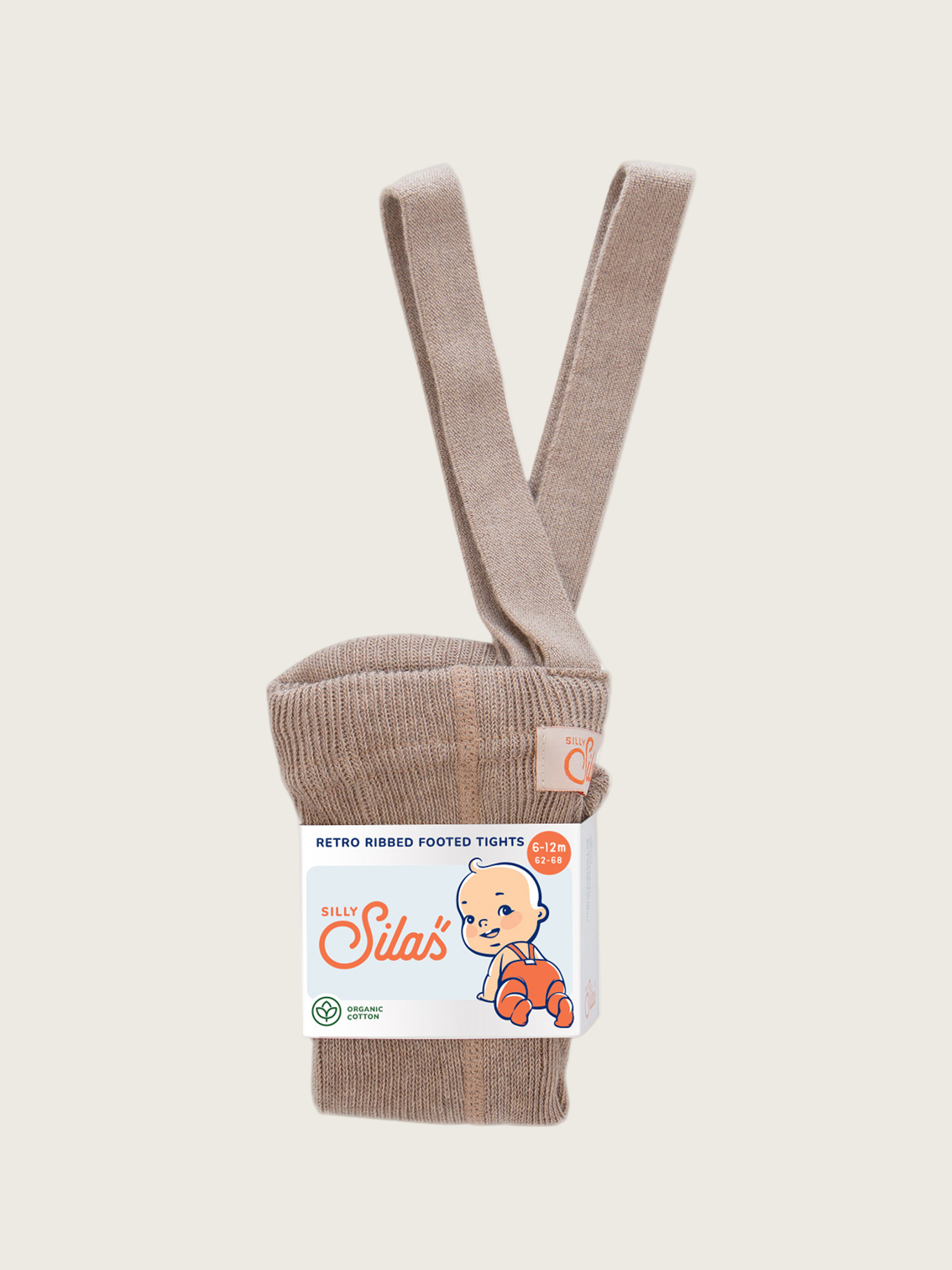 Peanut Blend Footed Tights with braces