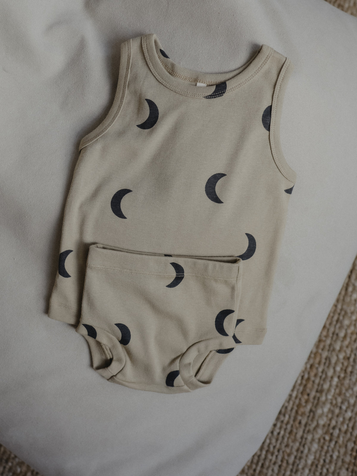 dusky midnight print shortie with vest