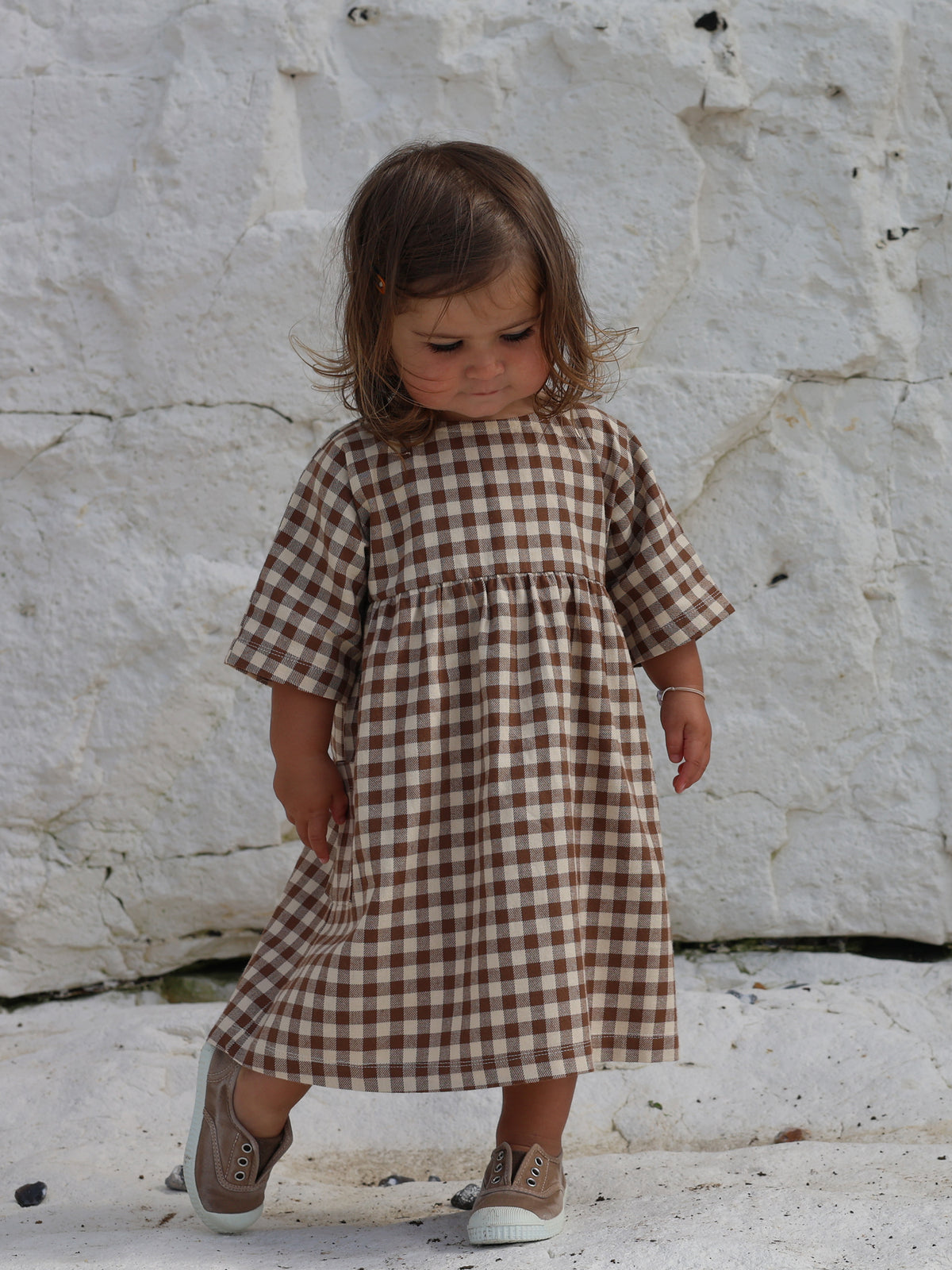 Gingham Gather Dress