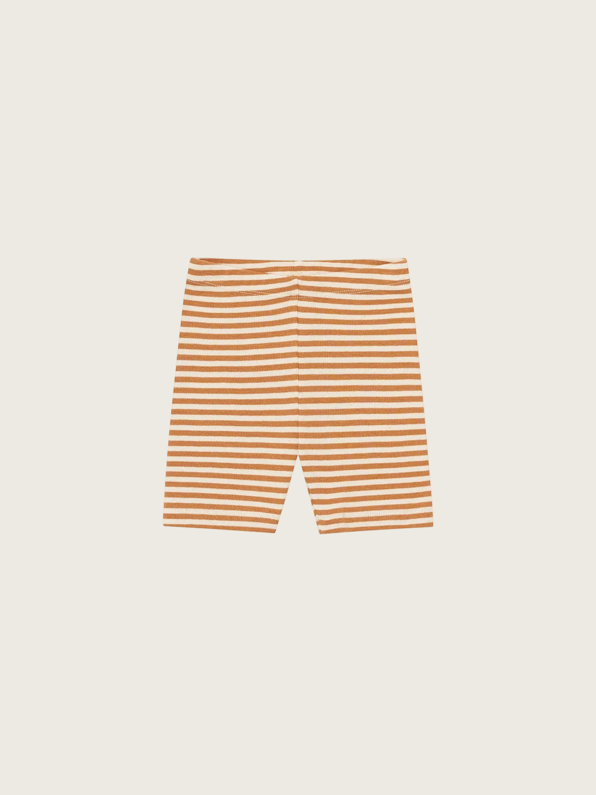 Copper Stripes Biker Shorts