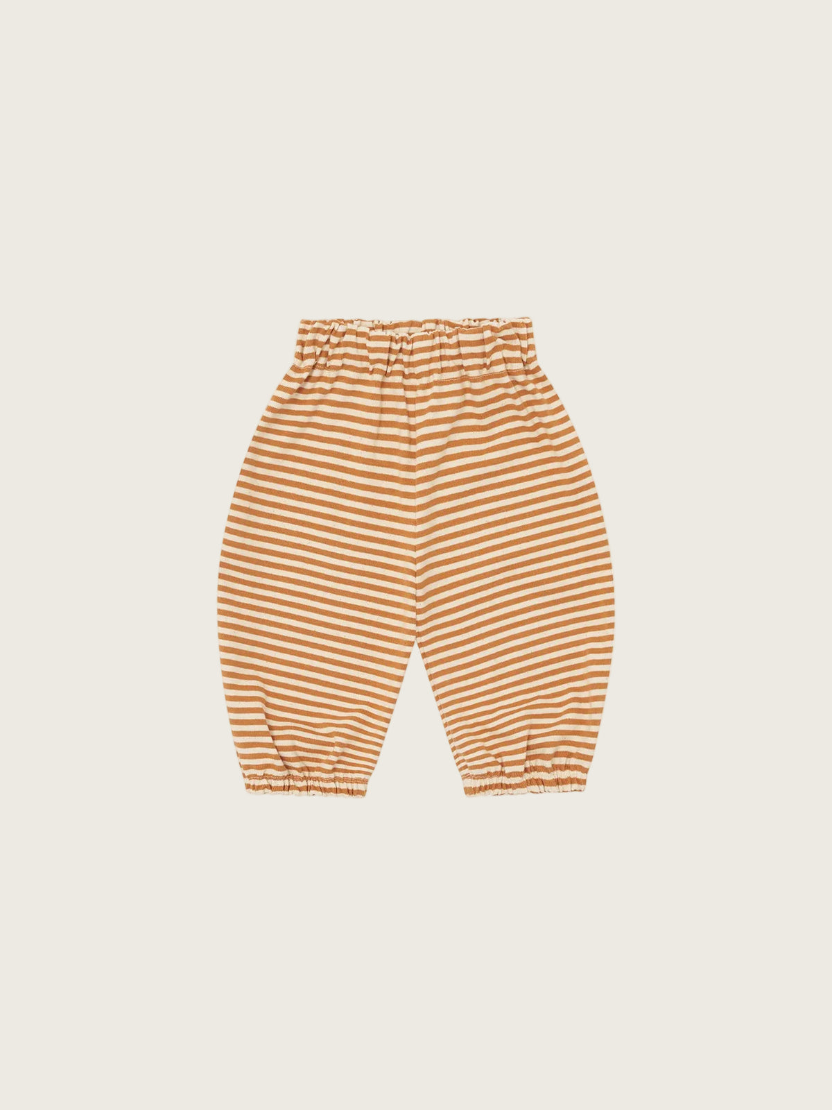 Striped pants on a white background
