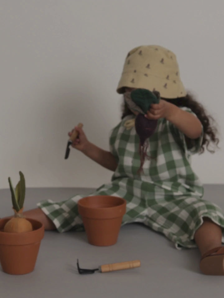 Dill Gingham Boxy T-Shirt