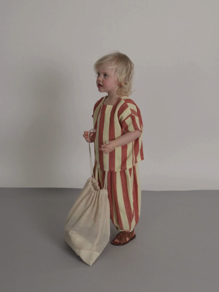 Tomato Stripes Resort Pants