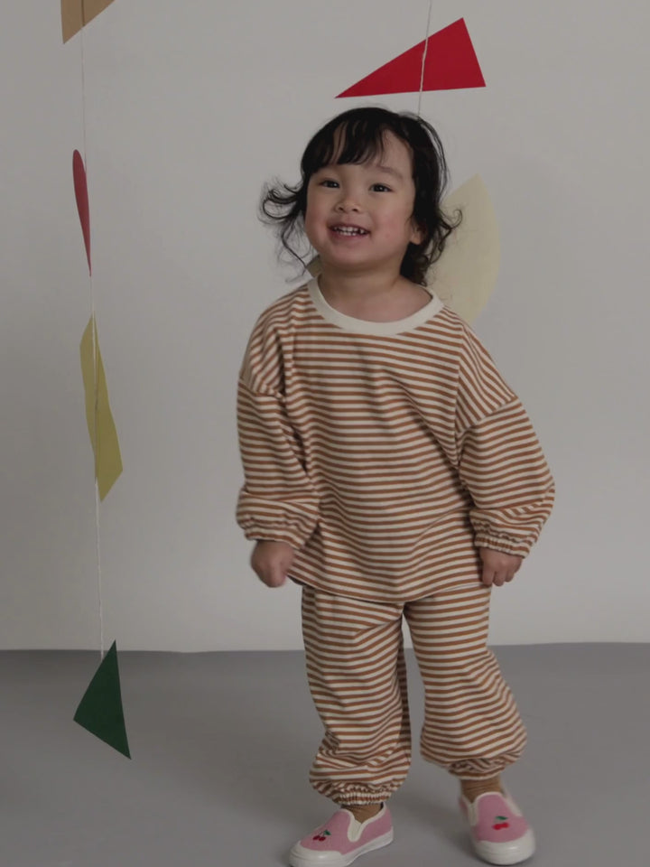 Copper Stripes Sweatshirt