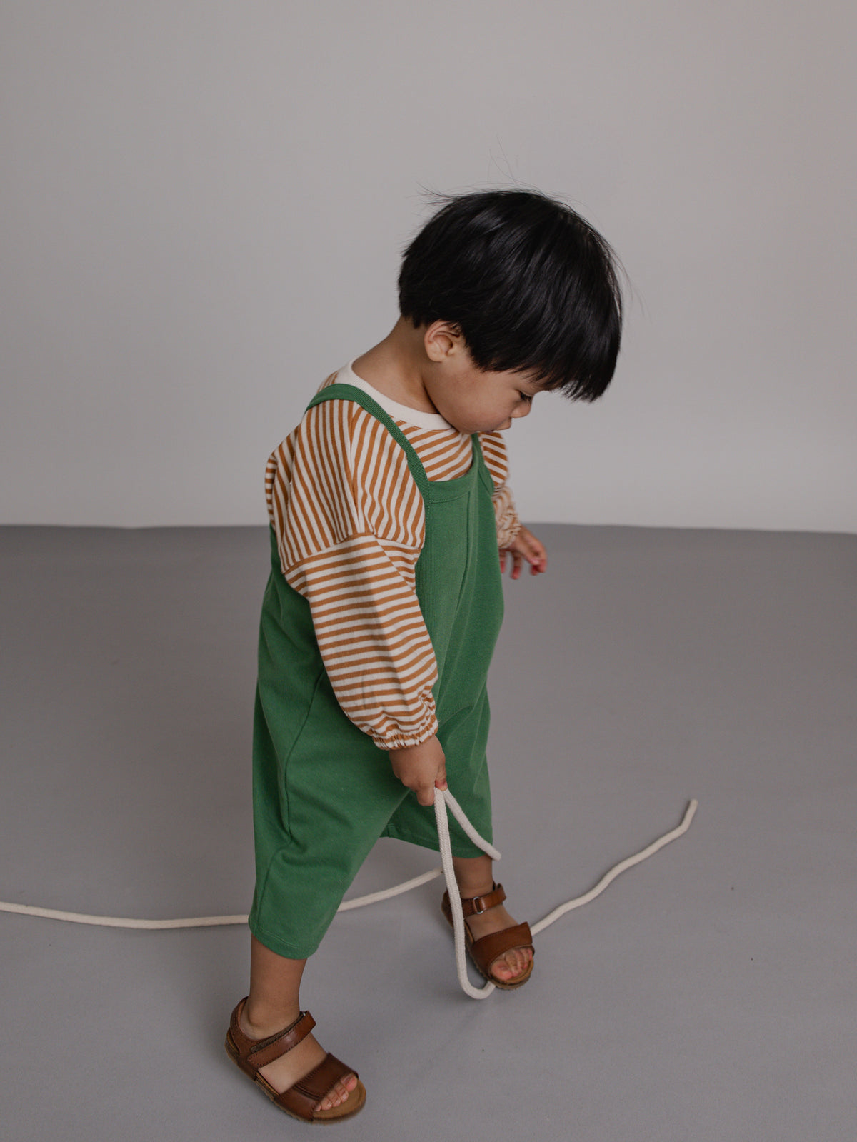 Seagrass Cropped Dungarees