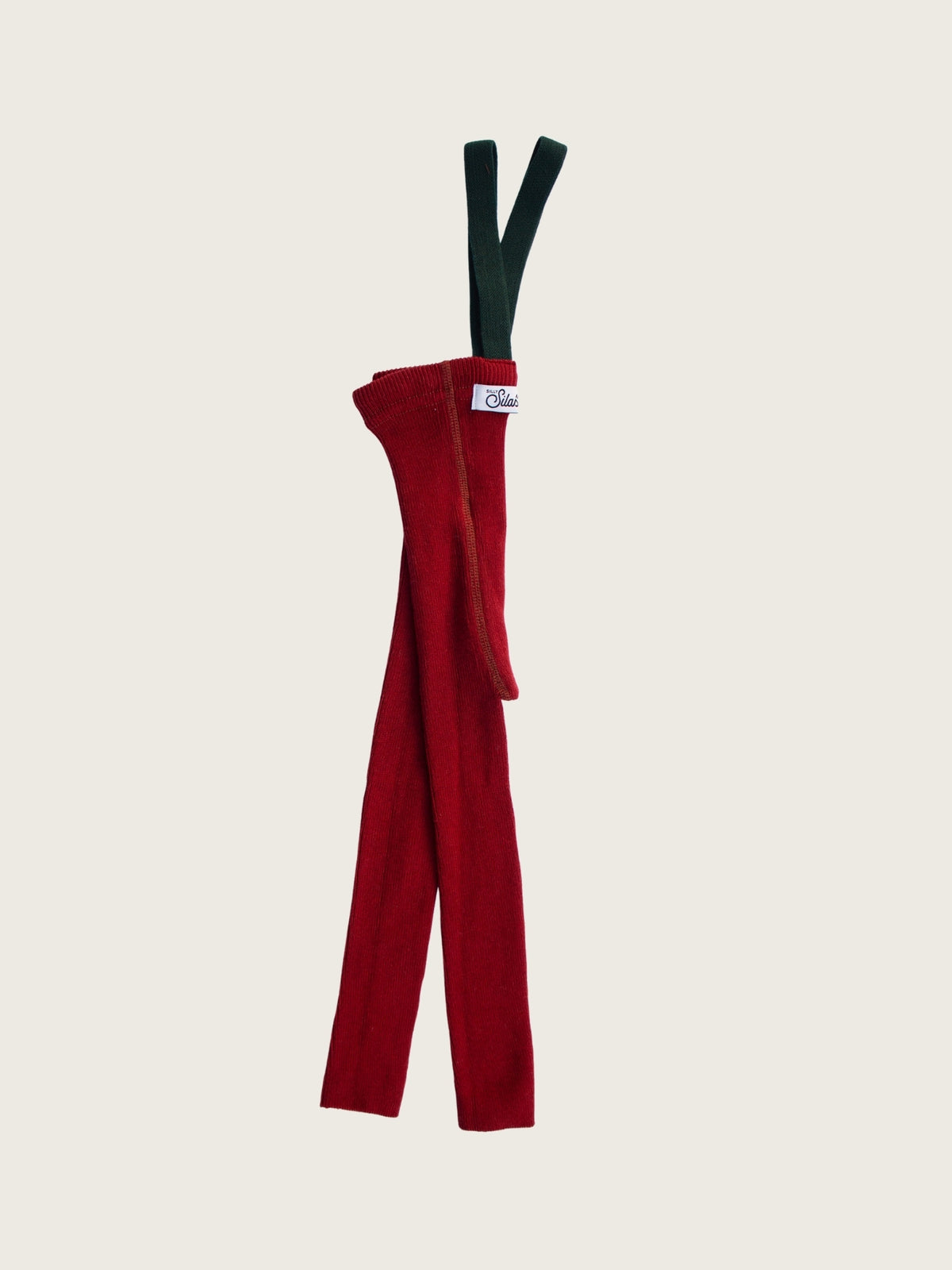 Maple Leaf Tights with Dark Forest Green Braces
