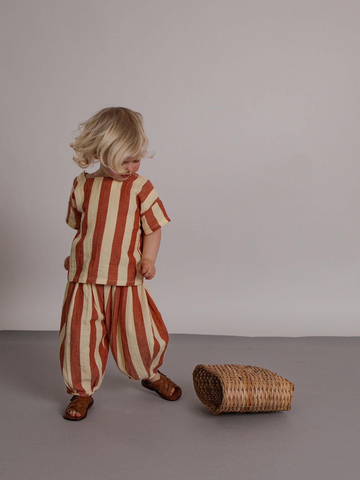 Tomato Stripes Resort Pants