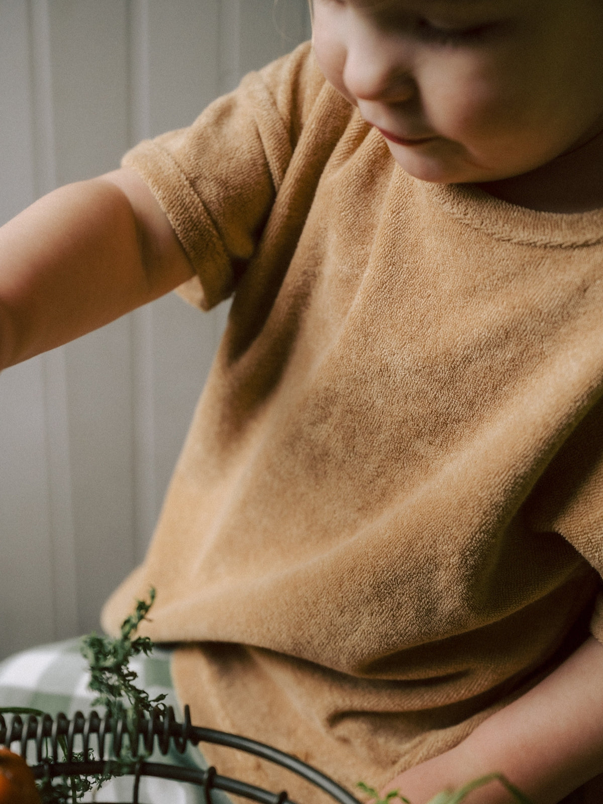Wheat Terry Boxy T-Shirt