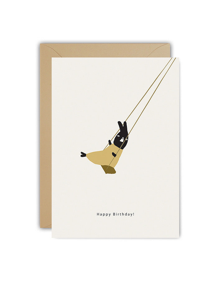 Swing Happy Birthday Card