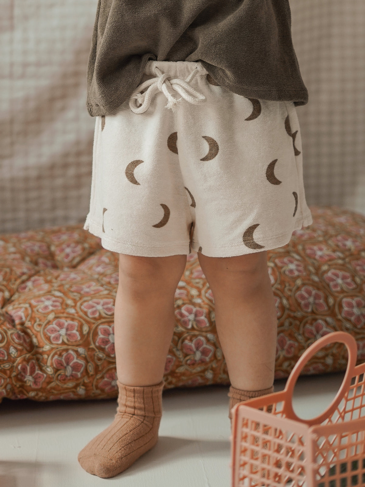 Gold Midnight Terry Rope Shorts